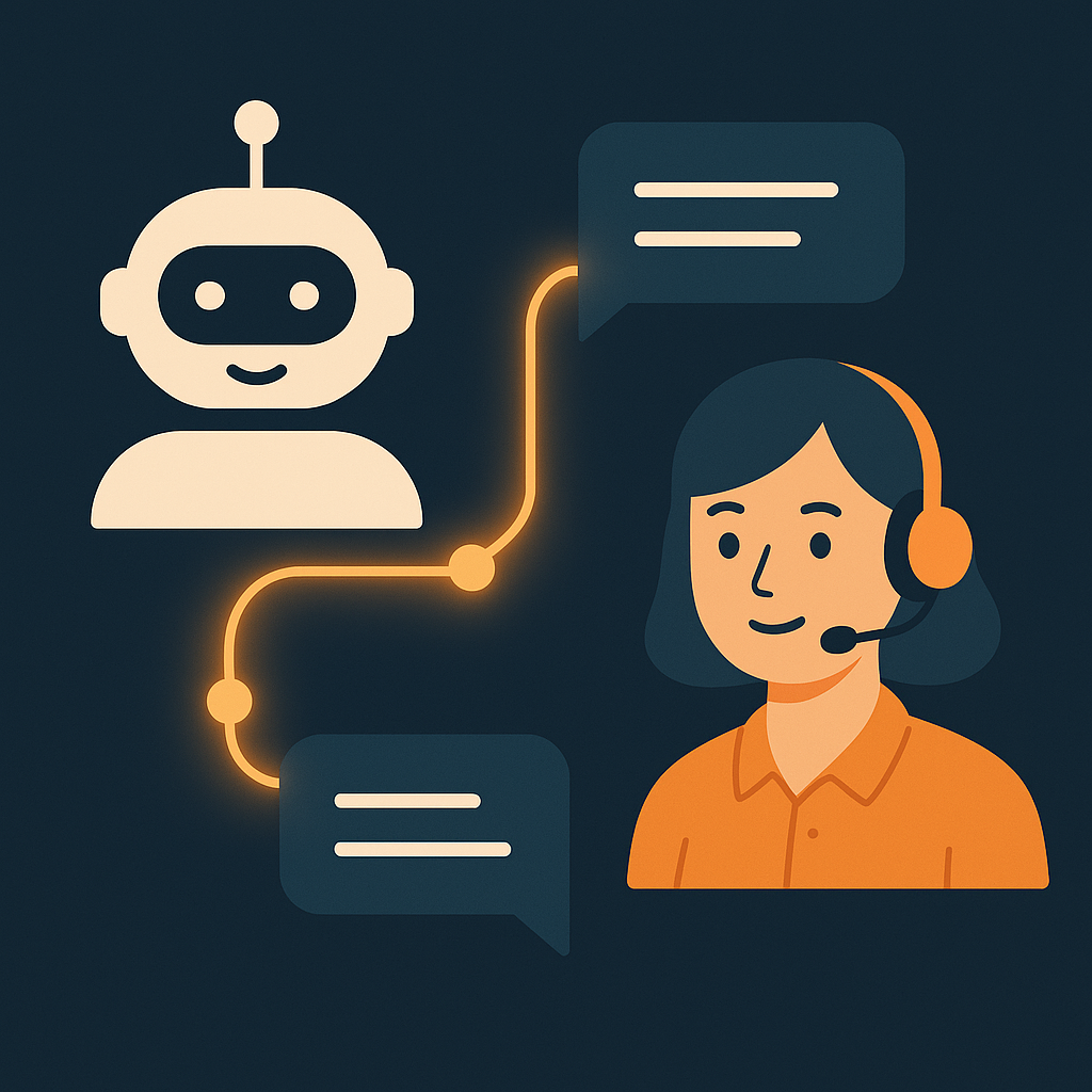 Seamless Handoff Between Chatbots and Human Agents